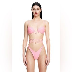 New! Mugler Padded Bikini Top